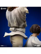 Soška Star Wars - Luke and Leia Movie Poster 1/10 (Iron Studios)