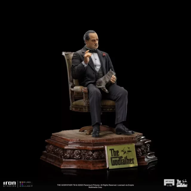 Soška The Godfather - Don Vito Corleone Art Scale 1/10 (Iron Studios)