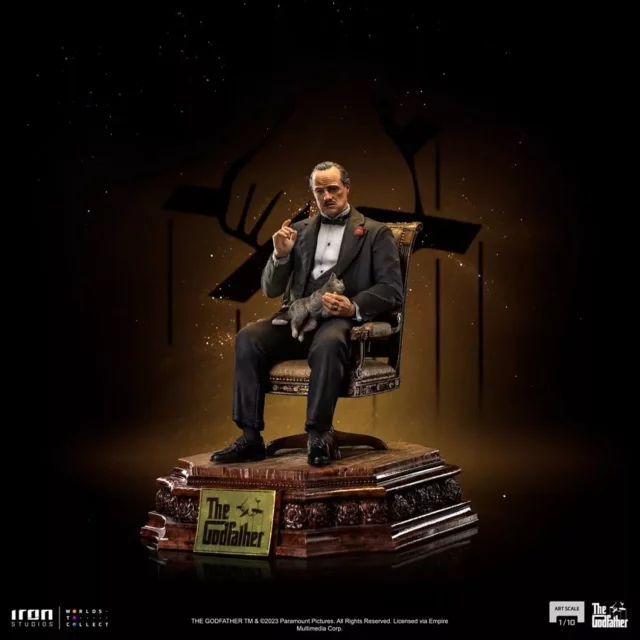 Soška The Godfather - Don Vito Corleone Art Scale 1/10 (Iron Studios)