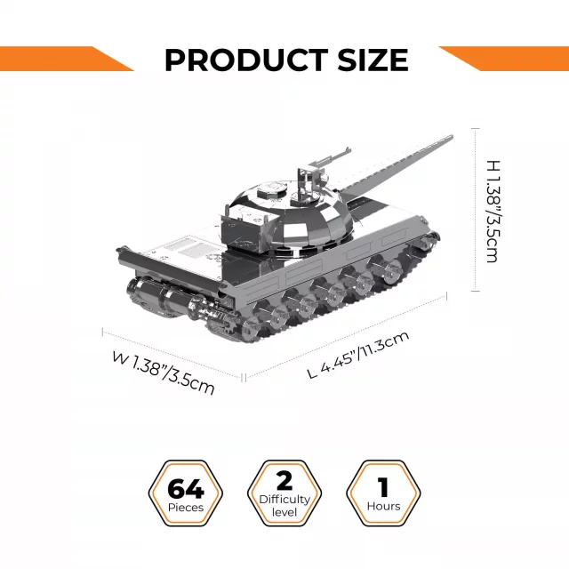 Stavebnice World of Tanks - Object 430 (kovová)