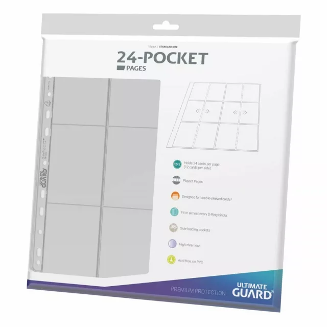 Ultimate Guard 24-Pocket QuadRow Pages Side-Loading