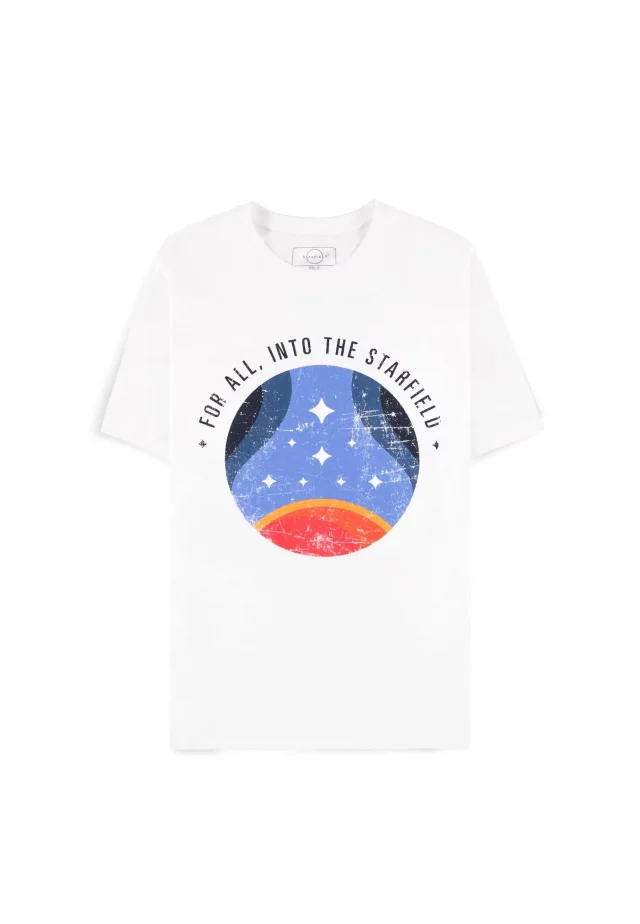 Tričko Starfield - For All Into The Starfield (velikost S)