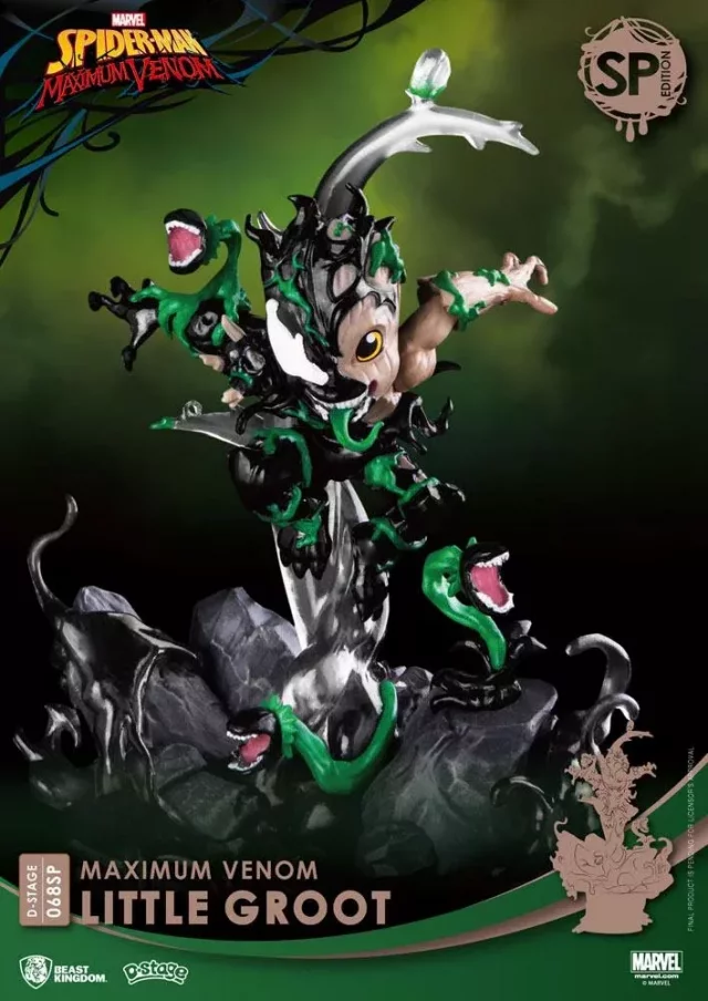 Výhodný set Figurka Marvel - Venom (Little Groot Beast Kingdom + Venom Q-Fig)