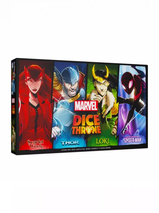 Výhodný set Marvel Dice Throne - Sada 1 + Sada 2 + 24 promokaret