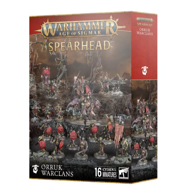 W-AOS: Spearhead - Orruk Warclans (16 figurek)
