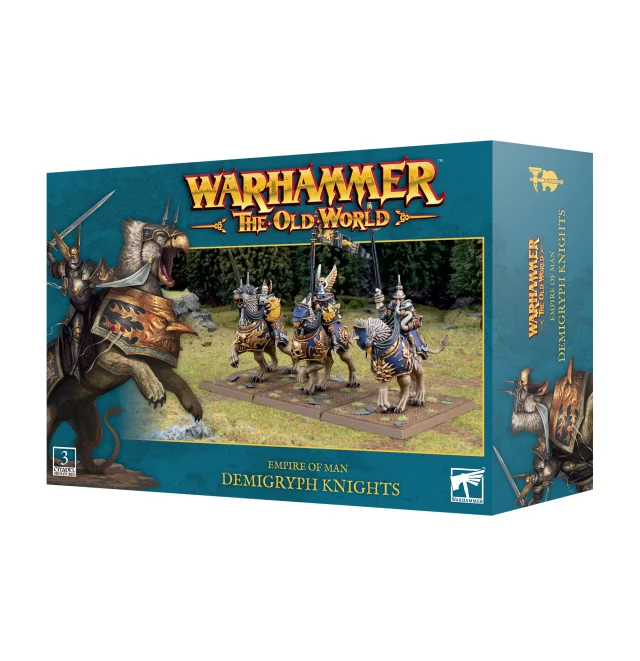 Warhammer The Old World - Empire of Man - Demigryph Knights (3 figurky)