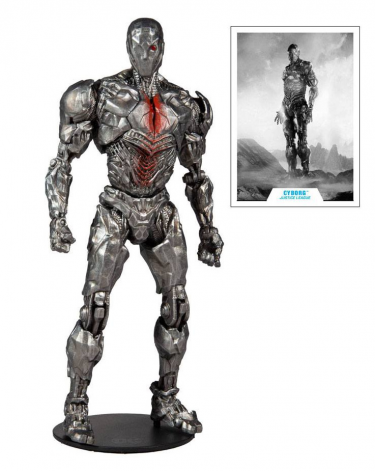 Figurka Justice League - Cyborg with Face Shield (McFarlane)