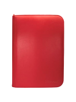 Album na karty Ultra PRO - Vivid 4-Pocket Zippered PRO-Binder Red
