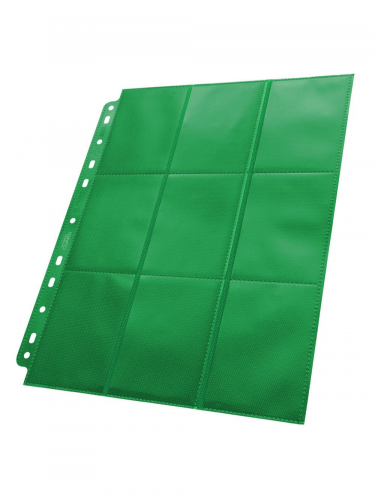 Stránka do alba Ultimate Guard - Side Loaded 18-Pocket Pages Green (1 ks)