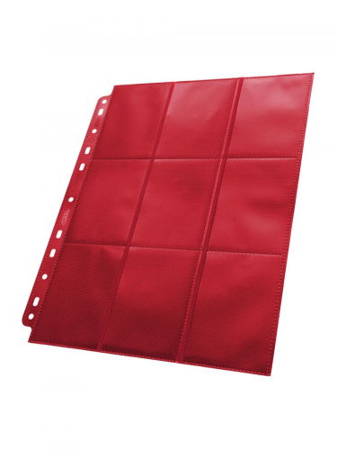 Stránka do alba Ultimate Guard - Side Loaded 18-Pocket Pages Red (1 ks)