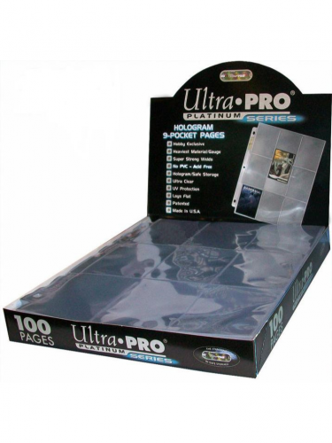 Stránka do alba Ultra Pro - 9-Pocket Platinum Pages (100 ks)