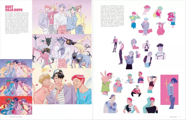 Kniha KPop: The Art of Demon Hunters - Artbook