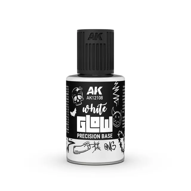 Krycí barva AK - Glow Precision Base (základní) - AK-Interactive
