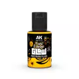 Krycí barva AK - Light Orange Glow Precision Fluor (světle oranžová) - AK-Interactive