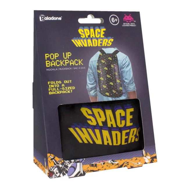 Batoh Space Invaders - Pop-Up Backpack