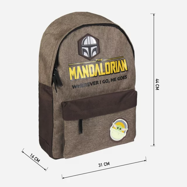 Batoh Star Wars: The Mandalorian - Wherever I Go, He Goes