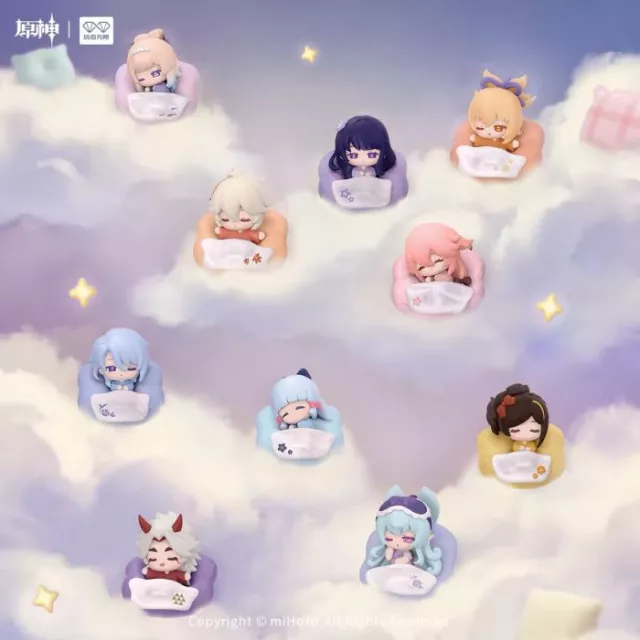 Figurka Genshin Impact - Cloud Pillow Dreamland Magnet 3D Blind Box (náhodný výběr) - Magnety