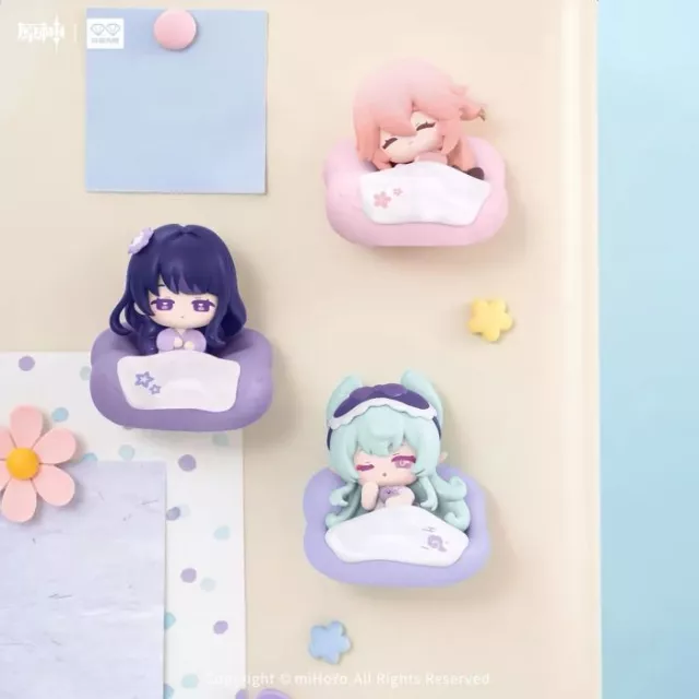 Figurka Genshin Impact - Cloud Pillow Dreamland Magnet 3D Blind Box (náhodný výběr) - Magnety