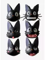 Magnet Ghibli (Kiki's Delivery Service) - Jiji Face Blind Box (náhodný výběr) - Magnety