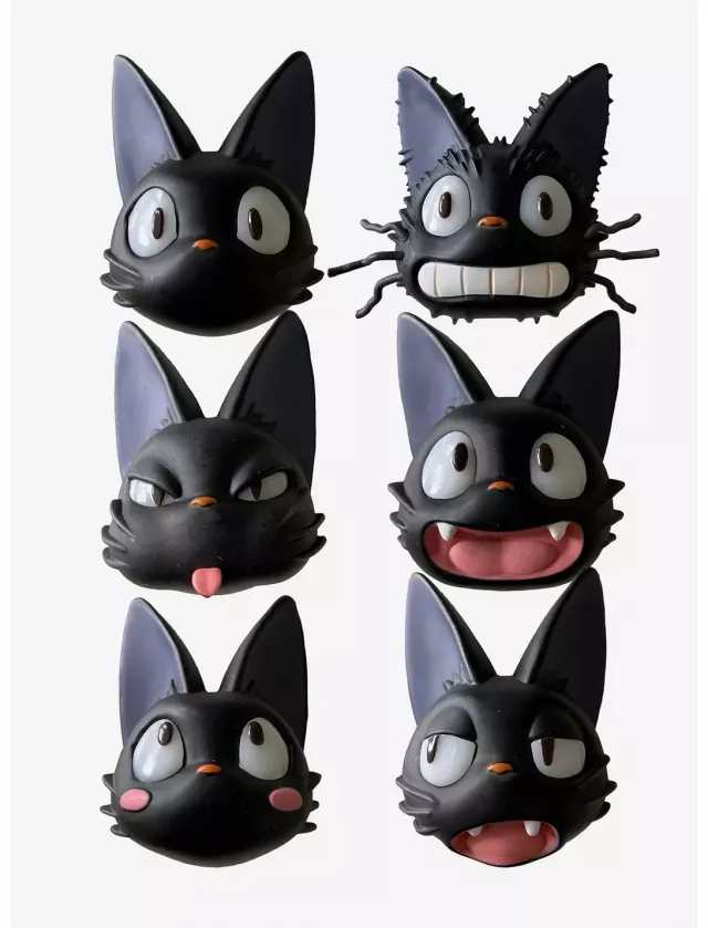 Magnet Ghibli (Kiki's Delivery Service) - Jiji Face Blind Box (náhodný výběr) - Magnety