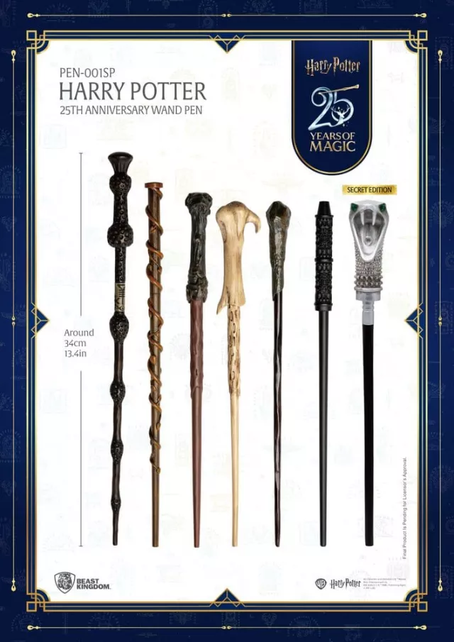 Propiska Harry Potter - Wand Blind Box 25th Anniversary (náhodný výběr)