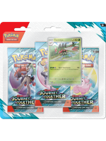 Karetní hra Pokémon TCG: Scarlet & Violet - Journey Together 3-Pack Blister booster (Yanmega)