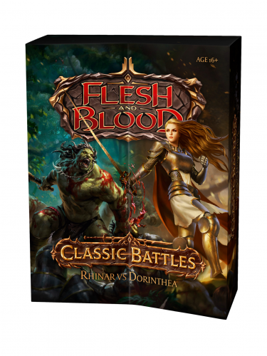 Karetní hra Flesh and Blood TCG: Classic Battles - Rhinar vs Dorinthea (poškozený obal)