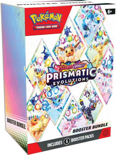 Karetní hra Pokémon TCG: Scarlet & Violet Prismatic Evolutions - Booster Bundle (6 boosterů)