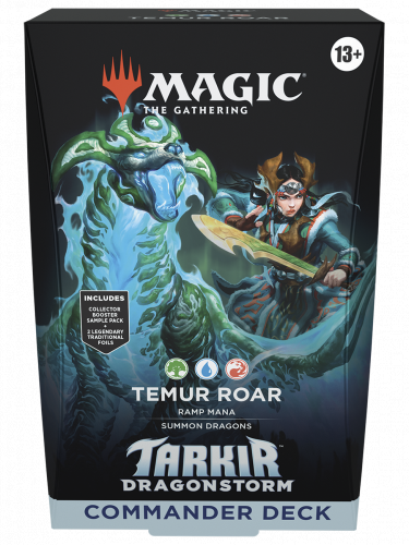 Karetní hra Magic: The Gathering Tarkir: Dragonstorm - Temur Roar Commander Deck