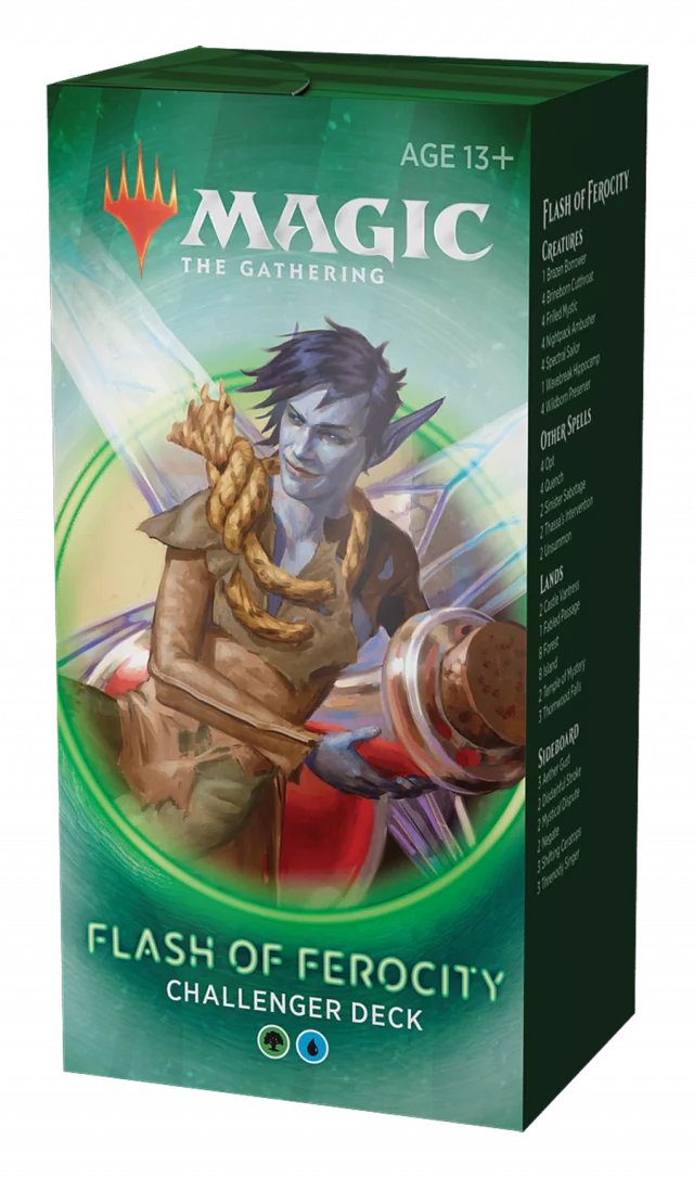 Karetní hra Magic: The Gathering 2020 - Flash of Ferocity (Challenger Deck)