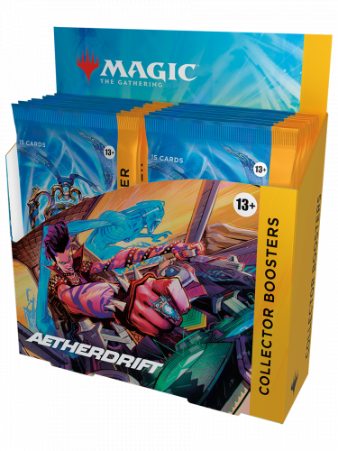 Karetní hra Magic: The Gathering Aetherdrift - Collector Booster Box (12 boosterů)