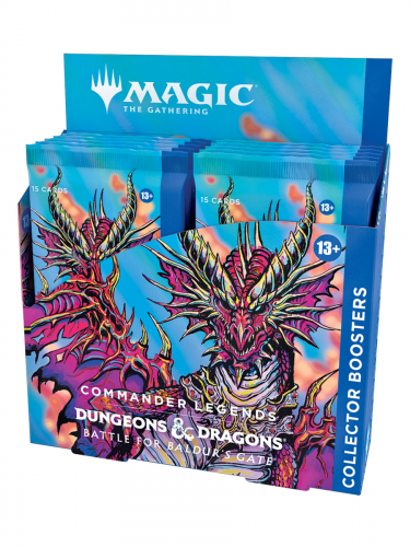 Karetní hra Magic: The Gathering Commander Legends D&D: Battle for Baldurs Gate - Collector Booster Box (12 boosterů)