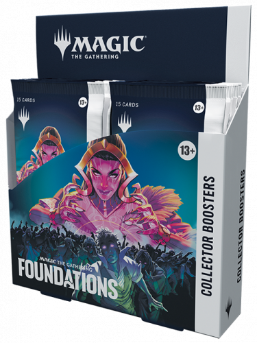 Karetní hra Magic: The Gathering Foundations - Collector Booster Box (12 boosterů)