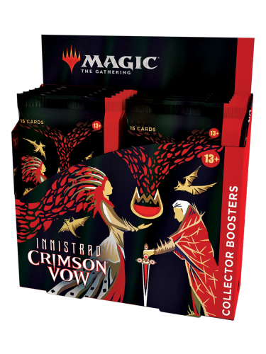 Karetní hra Magic: The Gathering Innistrad: Crimson Vow - Collector Booster Box (12 boosterů)