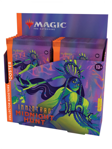 Karetní hra Magic: The Gathering Innistrad: Midnight Hunt - Collector Booster Box (12 boosterů)