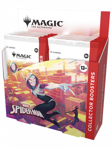 Karetní hra Magic: The Gathering Marvel's Spider-Man - Collector Booster Box (12 boosterů)