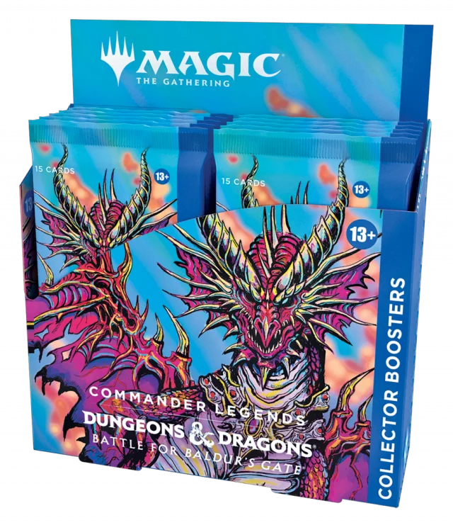 Karetní hra Magic: The Gathering Commander Legends D&D: Battle for Baldurs Gate - Collector Booster Box (12 boosterů)