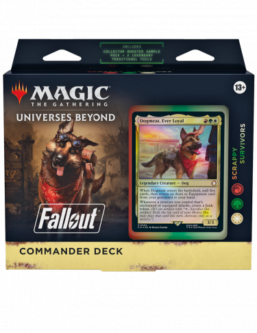 Karetní hra Magic: The Gathering Universes Beyond - Fallout - Scrappy Survivors (Commander Deck)