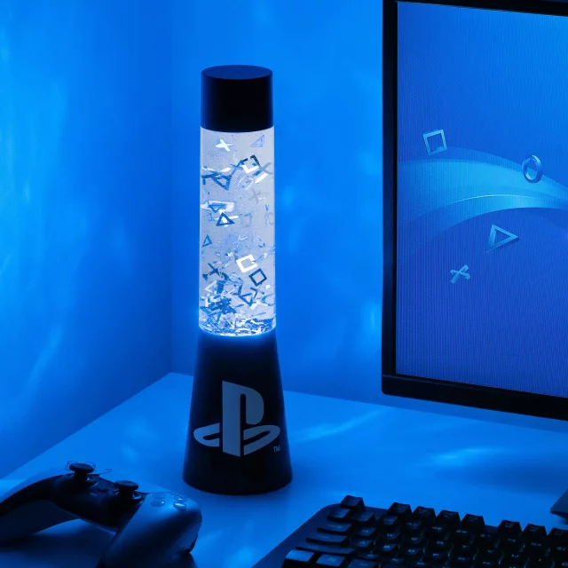 Lampička PlayStation - PlayStation Lava Lamp Icons
