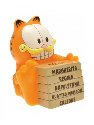 Pokladnička Garfield - Garfield with Pizza (Chibi)