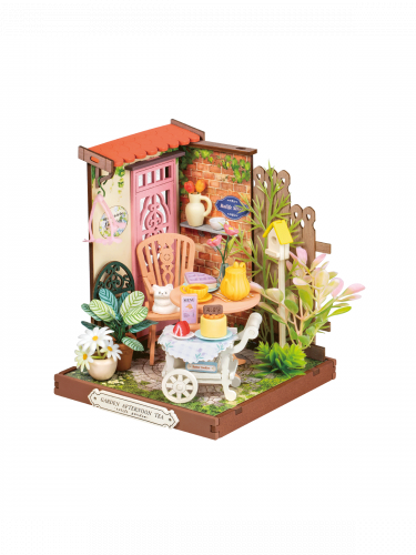 Stavebnice - Fancy Tea Yard (dřevěná)