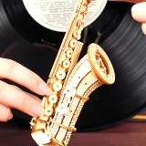 Stavebnice - Saxofon (dřevěná)
