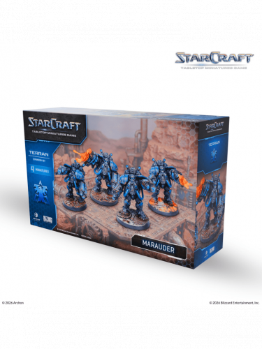 Desková hra StarCraft - Tabletop Miniature Game - Marauder - Expansion Set (4 figurky)