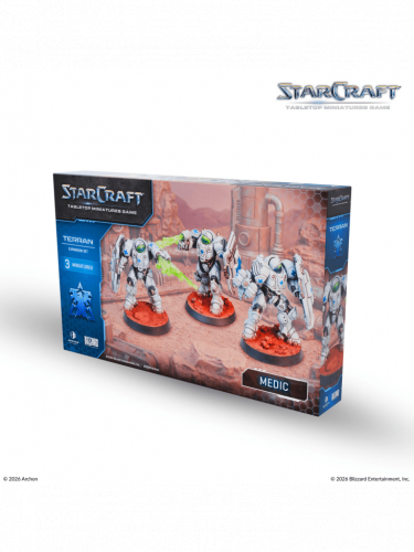 Desková hra StarCraft - Tabletop Miniature Game - Medic - Expansion Set (3 figurky)