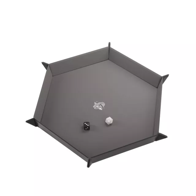 Dice Tray Gamegenic - Magnetic - Hexagonal Black/Gray - Kostky a doplňky