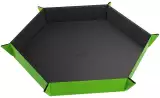 Dice Tray Gamegenic - Magnetic - Hexagonal Black/Green - Kostky a doplňky