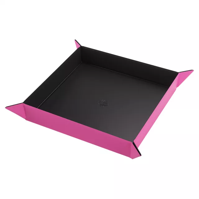 Dice Tray Gamegenic - Magnetic - Square Black/Pink - Kostky a doplňky