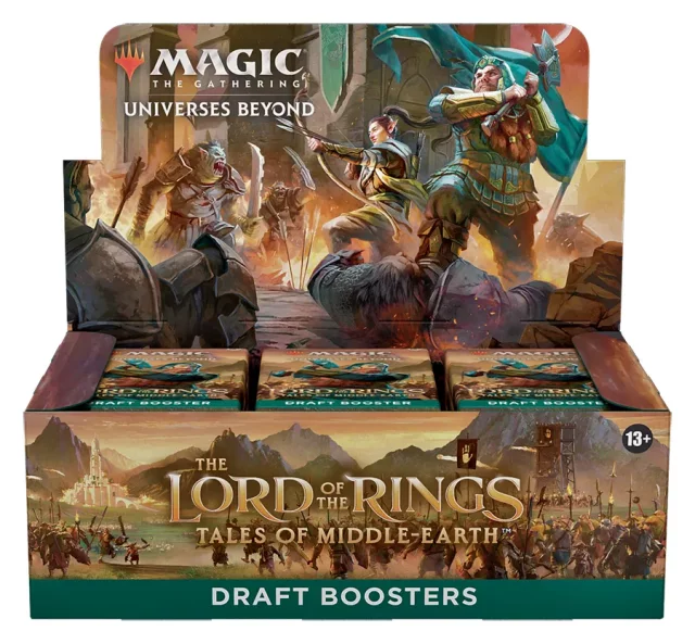 Karetní hra Magic: The Gathering Universes Beyond - LotR: Tales of the Middle Earth - Draft Booster Box (36 boosterů)