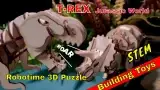 Stavebnice - Kousající T-Rex (dřevěná)