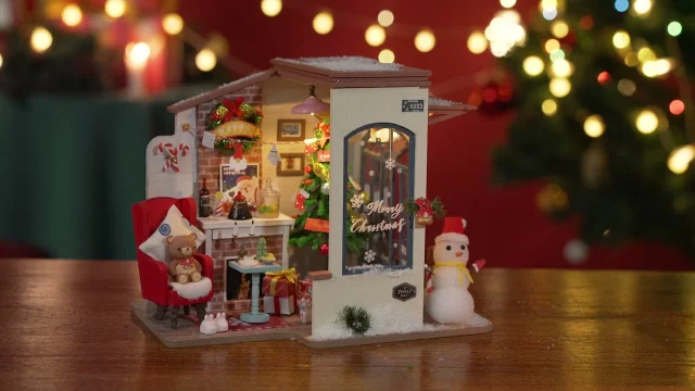 Robotime [Rolife Christmas Limited] Snow House DG18 DIY Miniature Dollhouse